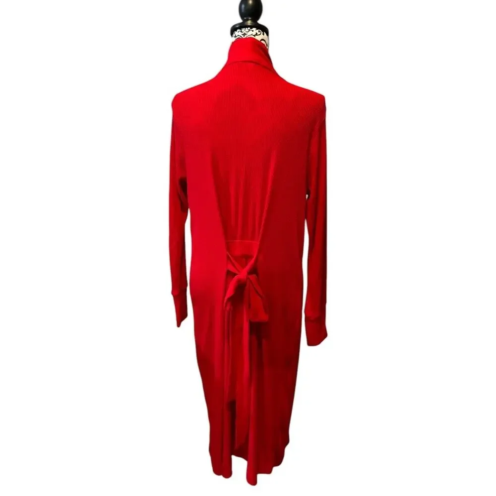 PJ Salvage Textured Essentials Robe Red size M